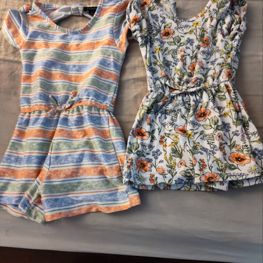 Girls rompers
